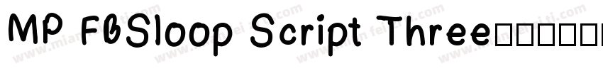 MP FBSloop Script Three字体转换